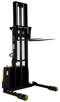 Double Mast Stackers with Powered Drive and Powered Lift